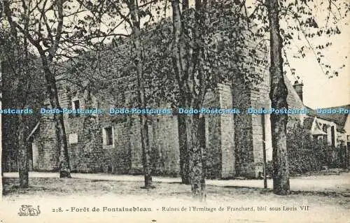 R598443 Foret de Fontainebleau Ruines de l Ermitage de Franchard bati sous Louis