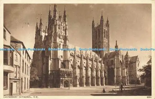 R596445 Canterbury Cathedral S W 6091 Shoesmith and Etheridge Norman 1954