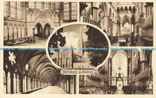 R594331 Salisbury Cathedral Photo Precision English Series Multi View