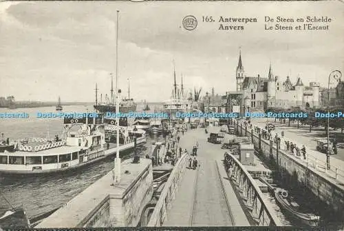 R598453 Anvers Le Steen et l Escaut Albert A Dohmen