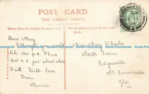 R598457 Cirencester Kirche Dreifaltigkeitskapelle W D M Cecily Serie 1908
