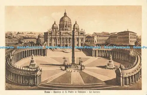 R596456 Roma Basilica di S Pietro in Vaticano La facciata 4429 E V R