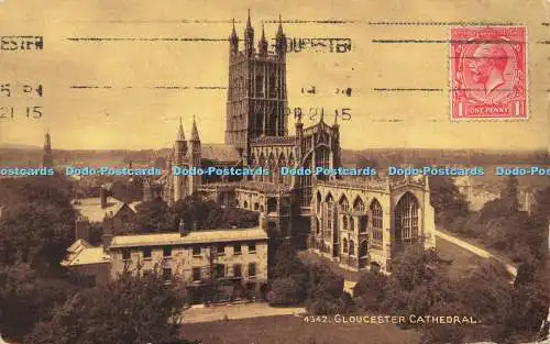 R598466 Gloucester Cathedral Photochrom Sepiatone Series 1915