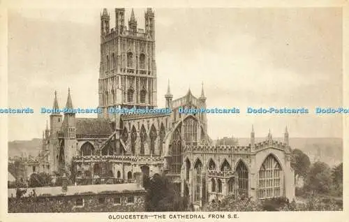 R598472 Gloucester The Cathedral aus S E durch die Kamera-Serie