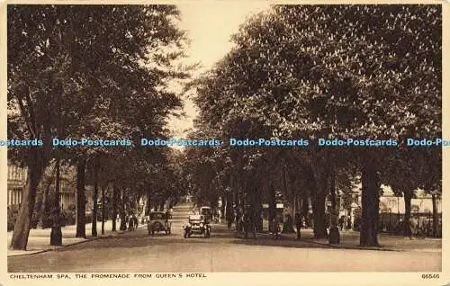 R598473 Cheltenham Spa Die Promenade vom Queen Hotel Photochrom