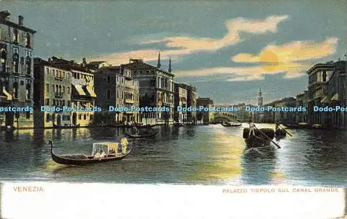 R596473 Venezia Palazzo Tiepolo sul Canal Grande E L Serie 850