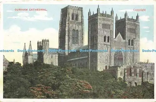 R594386 Durham Cathedral Postkarte