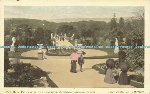 R598540 Sydney Der Hauptweg im schönen Botanischen Garten Stern Foto