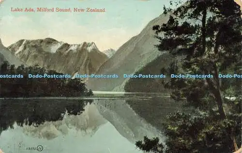 R594439 Neuseeland Milford Sound Lake Ada Valentines Serie