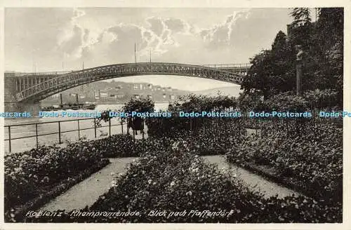 R598555 Koblenz Rheinpromenade Blick nach Pfaffendorf Hauenschild