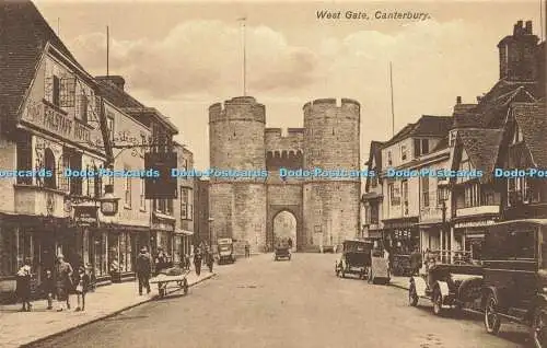 R594471 Canterbury West Gate Postkarte