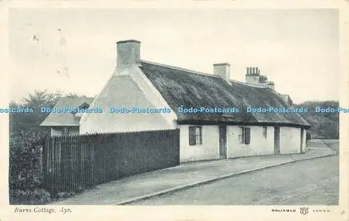 R596583 Burns Cottage Ayr Reliable Series W R and S 1905