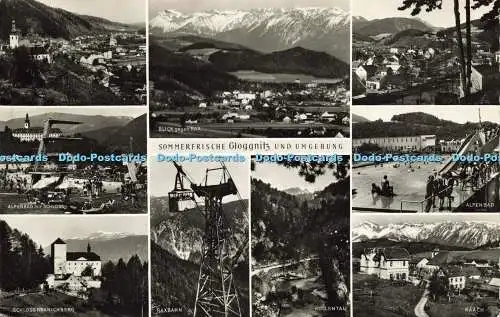 R596592 Sommerfrische Gloggnitz und Umgebung P Ledermann 1961 Multi View