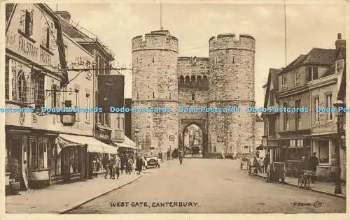 R594496 Canterbury West Gate Valentine Sepiatype Serie