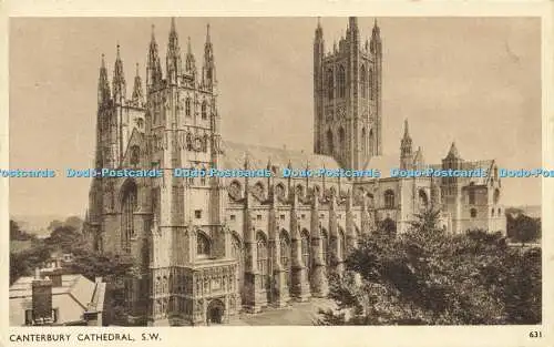 R594497 Canterbury Cathedral S W Photochrom