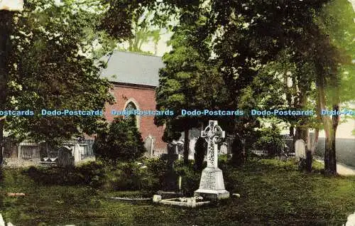 R594498 Blick auf Kirche und Friedhof 1910