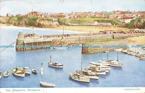 R598609 Newquay The Harbour J Salmon Cameracolour 1958