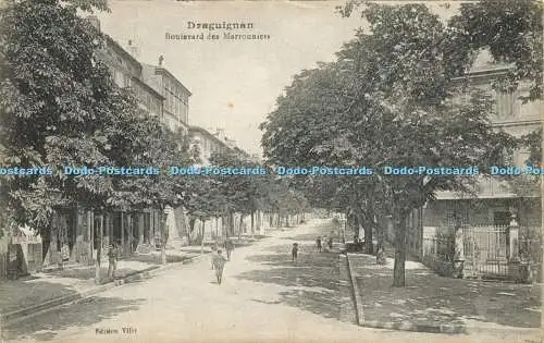 R596611 Draguignan Boulevard des Marronniers Villy 1909 A Thiriat