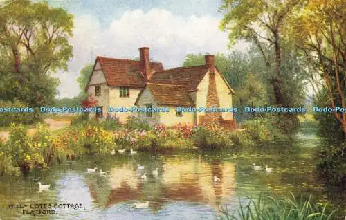 R598622 Flatford Willy Lott Cottage J Salmon William Carruthers Affleck