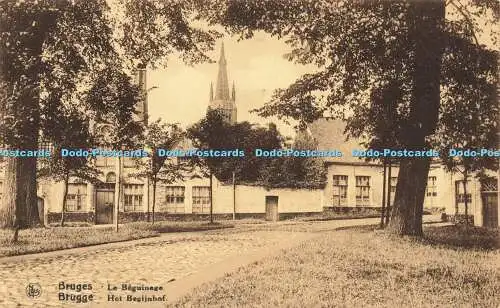 R596638 Nels Brügge Brügge Le Beginenhof Het Begijnhof Papeterie Centrale 1933