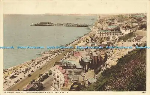 R594568 Hastings and St Leonards on Sea from the Castle Shoesmith and Etheridge