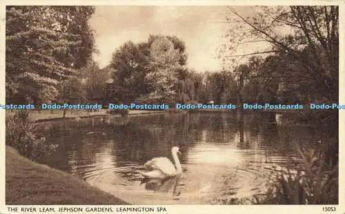 R598682 Leamington Spa Jephson Gardens The River Leam J Salmon 1951