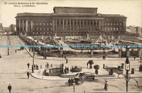 R594580 Liverpool St John Gardens and St Georges Hall Philco Publishing Series N