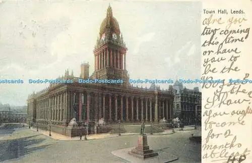 R596685 Town Hall Leeds H Graham Glen Wortley Leeds 1904