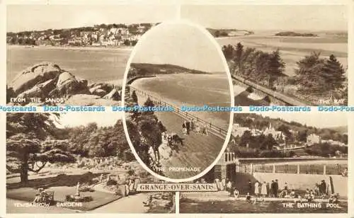 R594593 Grange Over Sands The Promenade The Bay The Bathing Pool J Salmon Multi