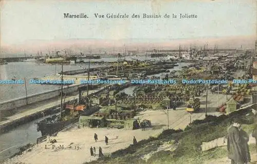 R598735 Marseille Vue Generale des Bassins de la Joliette L P M