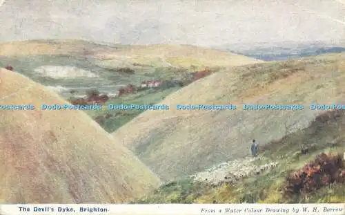 R598789 Brighton The Devil Dyke The Water Colour Post Card Company W H Borrow 19