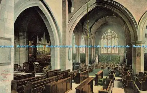 R596794 Interior Kingston Old Church 117 7 British Mirror Series 1906