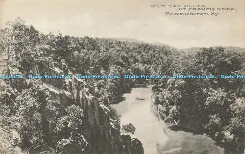 R598810 Mo Farmington St Francois River Wild Cat Bluff Albertype