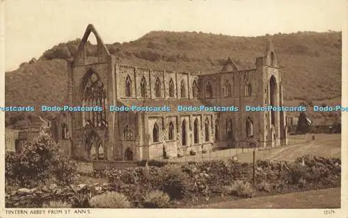 R598840 Tintern Abbey from St Ann Postkarte