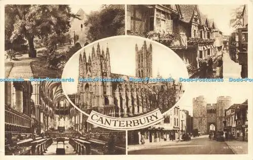 R598921 Canterbury Cathedral S W Westgate The Choir Grey Friars S and E Norman M