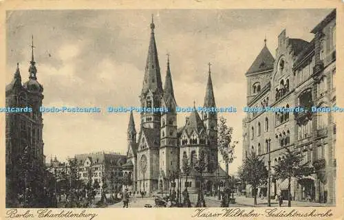 R598936 Berlin Charlottenburg Kaiser Wilhelm Gedachtniskirche I W B Serie Rembra