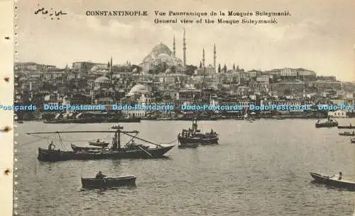 R598983 Konstantinopel Gesamtansicht der Moschee Süleymanie