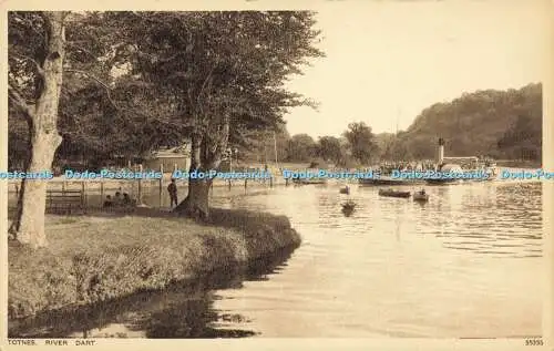 R598993 Totnes River Dart Photochrom