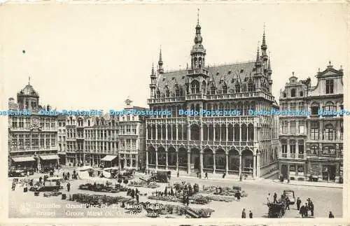 R598996 Brussel Groote Markt N O Broodhuis Nels Ern Thill No 25