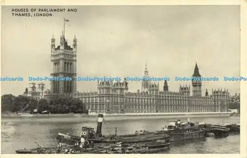 R599001 London Houses of Parliament and Thames R D F Serie