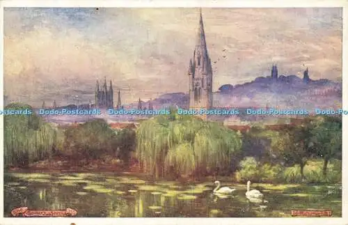 R599059 Bath The Towers and Spires J Witcombe 1920