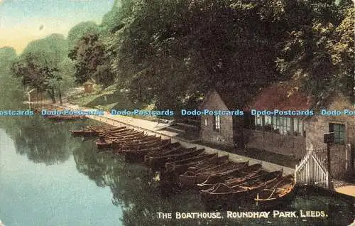 R599068 Leeds Roundham Park The Boathouse E T W Dennis Dainty Serie