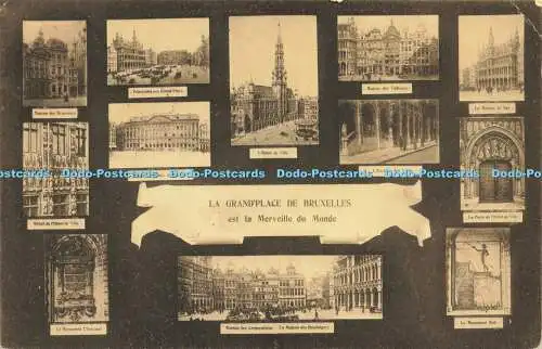 R599075 La Grand Place de Bruxelles est la Merveille du Monde L Hotel de Ville M