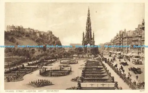 R599079 Edinburgh Princes Street Blick nach Westen