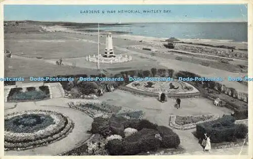 R599081 Whitley Bay Gardens and War Memorial E T W Dennis Photoblue