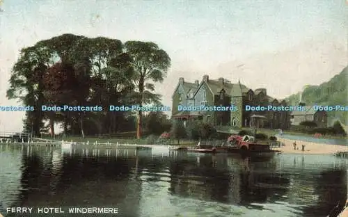 R599121 Windermere Ferry Hotel B und D Kromo Serie 1912