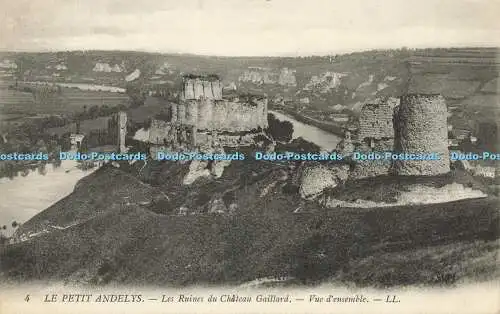 R599141 Le Petit Andelys Les Ruines du Chateau Gaillard Vue d Ensemble LL 4