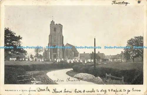 R599182 Biddenden Kirche A H De Ath 1903