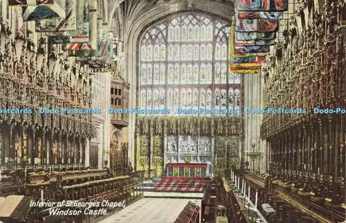 R599327 Windsor Castle Interieur of St George Chapel