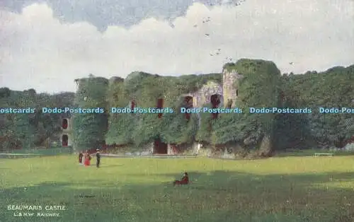 R599410 Beaumaris Castle L and N W Railway McCorquodule